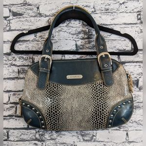Sharif snakeskin purse